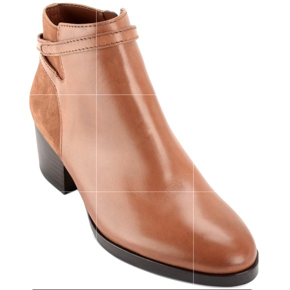 Lauren Ralph Lauren Damara Leather Ankle Boots - Picture 13 of 13